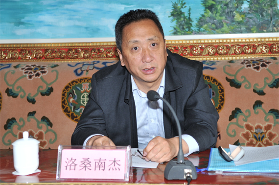 區黨委辦公廳巡視員、自治區檔案局（館）長洛桑南杰