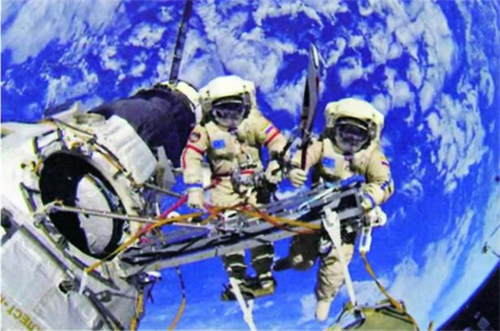 2014年索契冬奧會火炬在太空傳遞.jpg